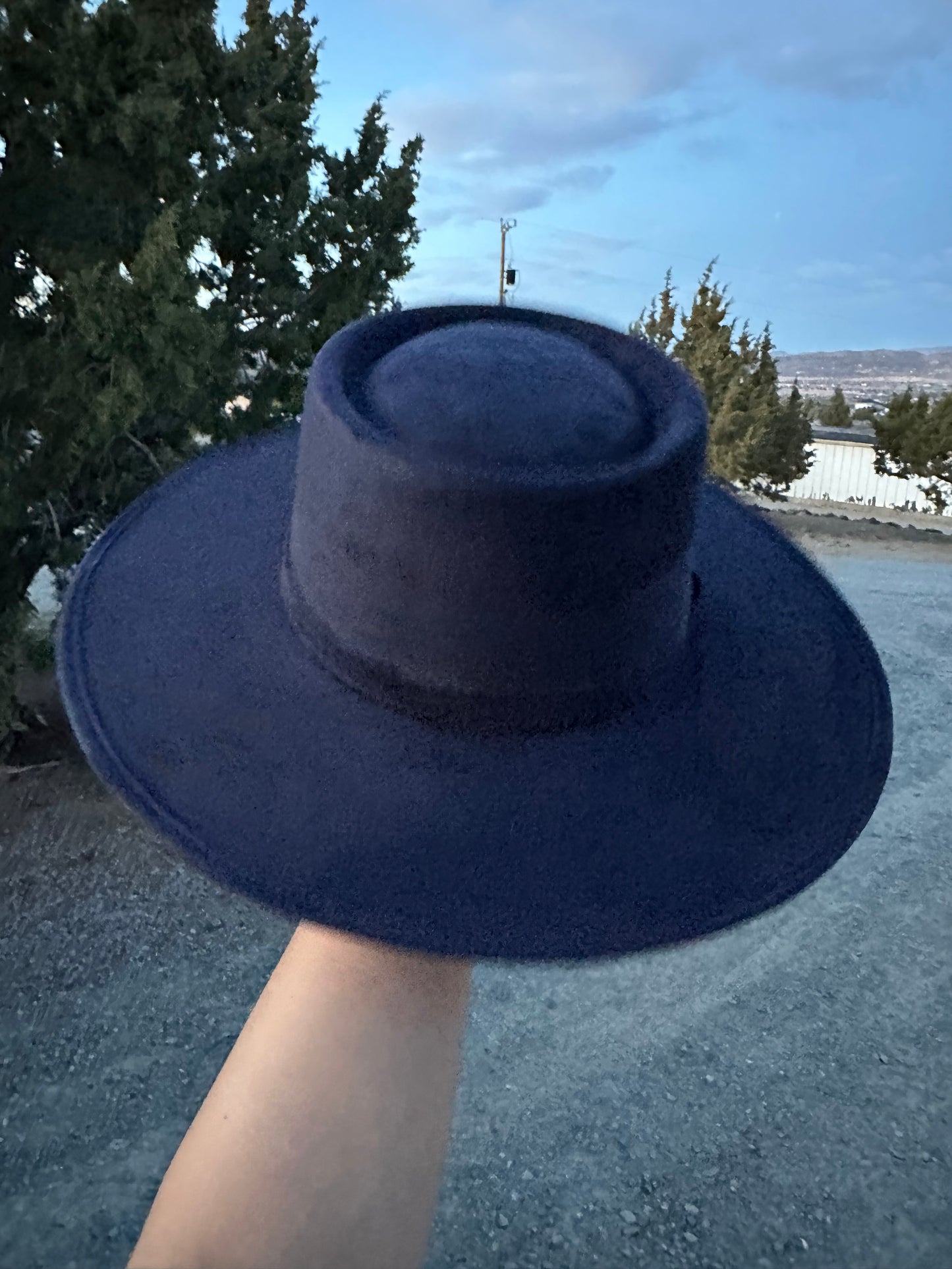 Navy Blue Gamuza Crown Cordobez