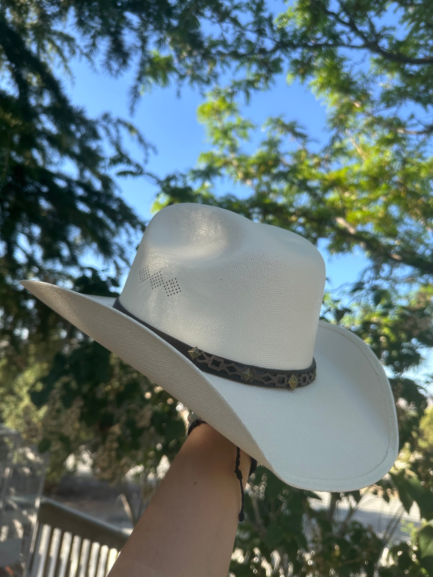 Kids Cowboy hat with Square and Diamond Hatband