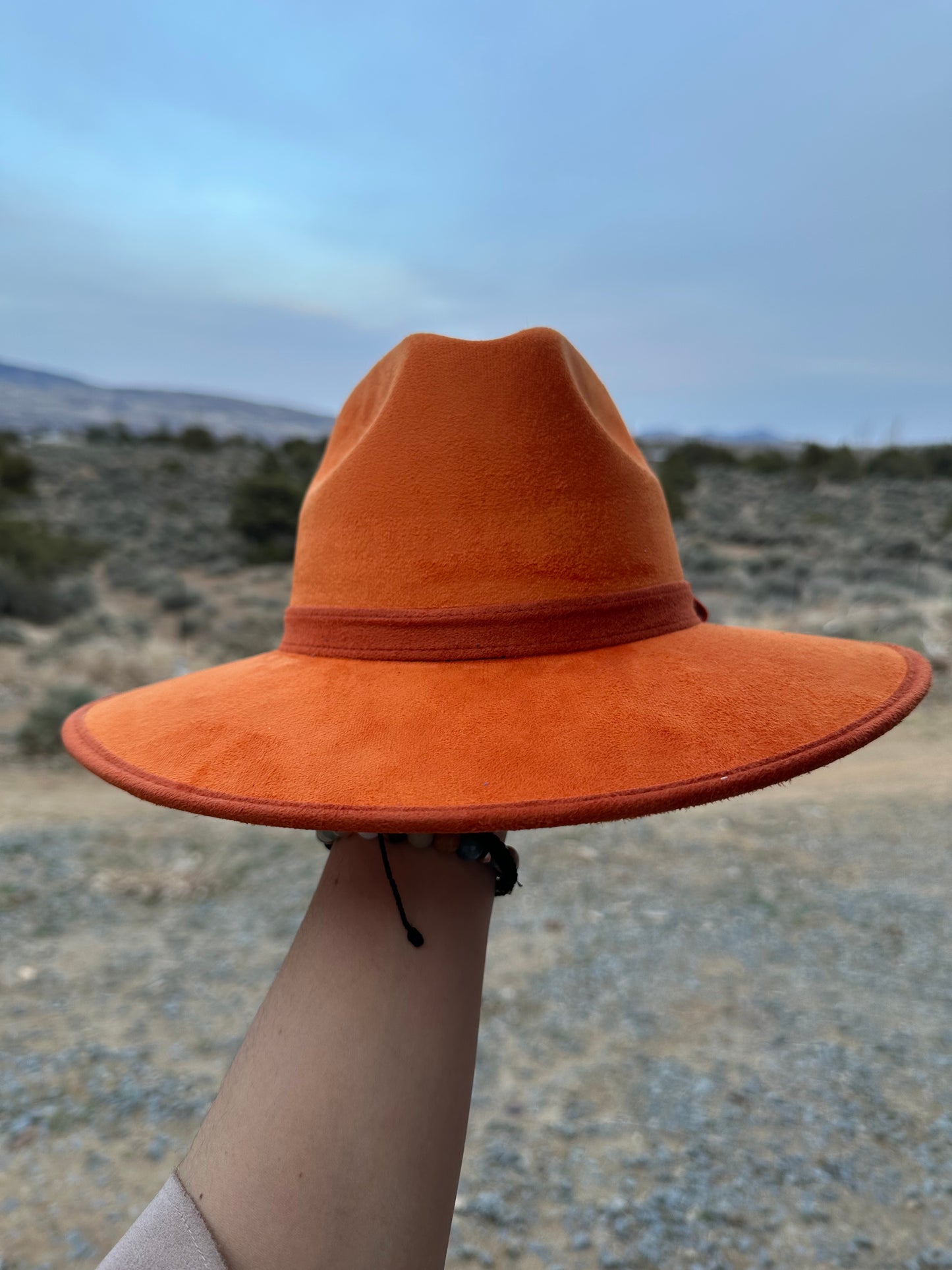 Vivid Orange Indiana Hat