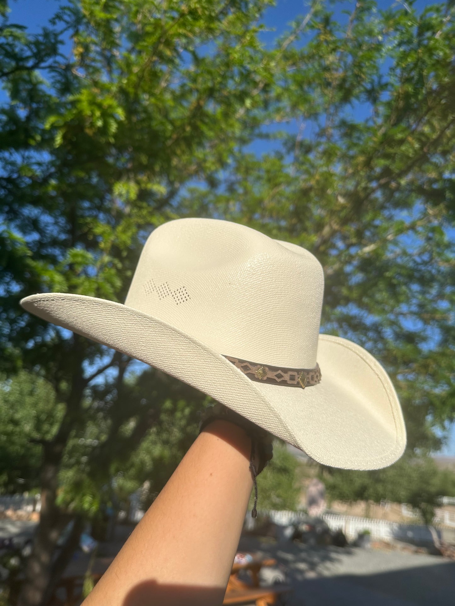 Kids Cowboy hat with Square and Diamond Hatband