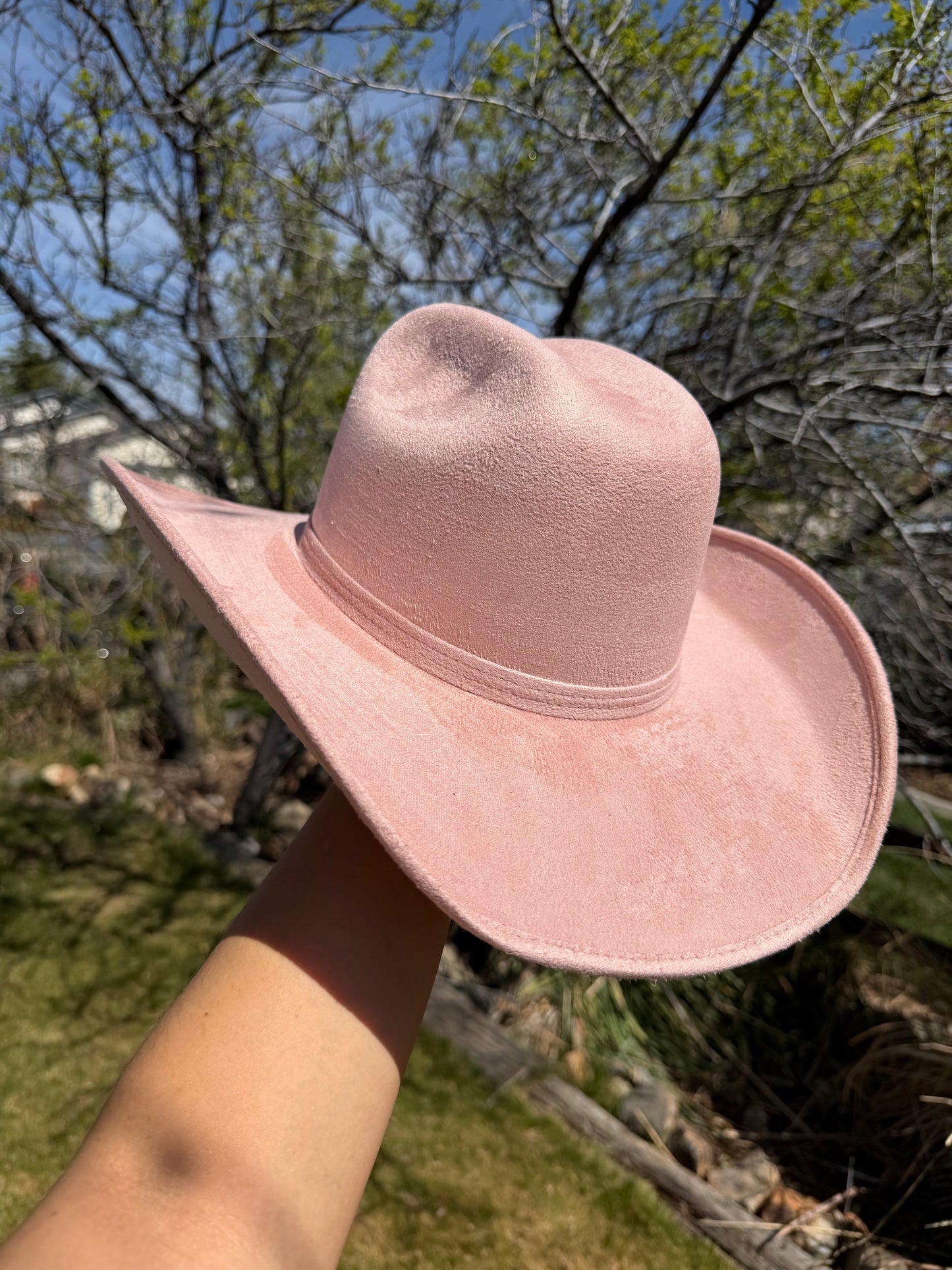Princess Pink Sombrero Gamuza
