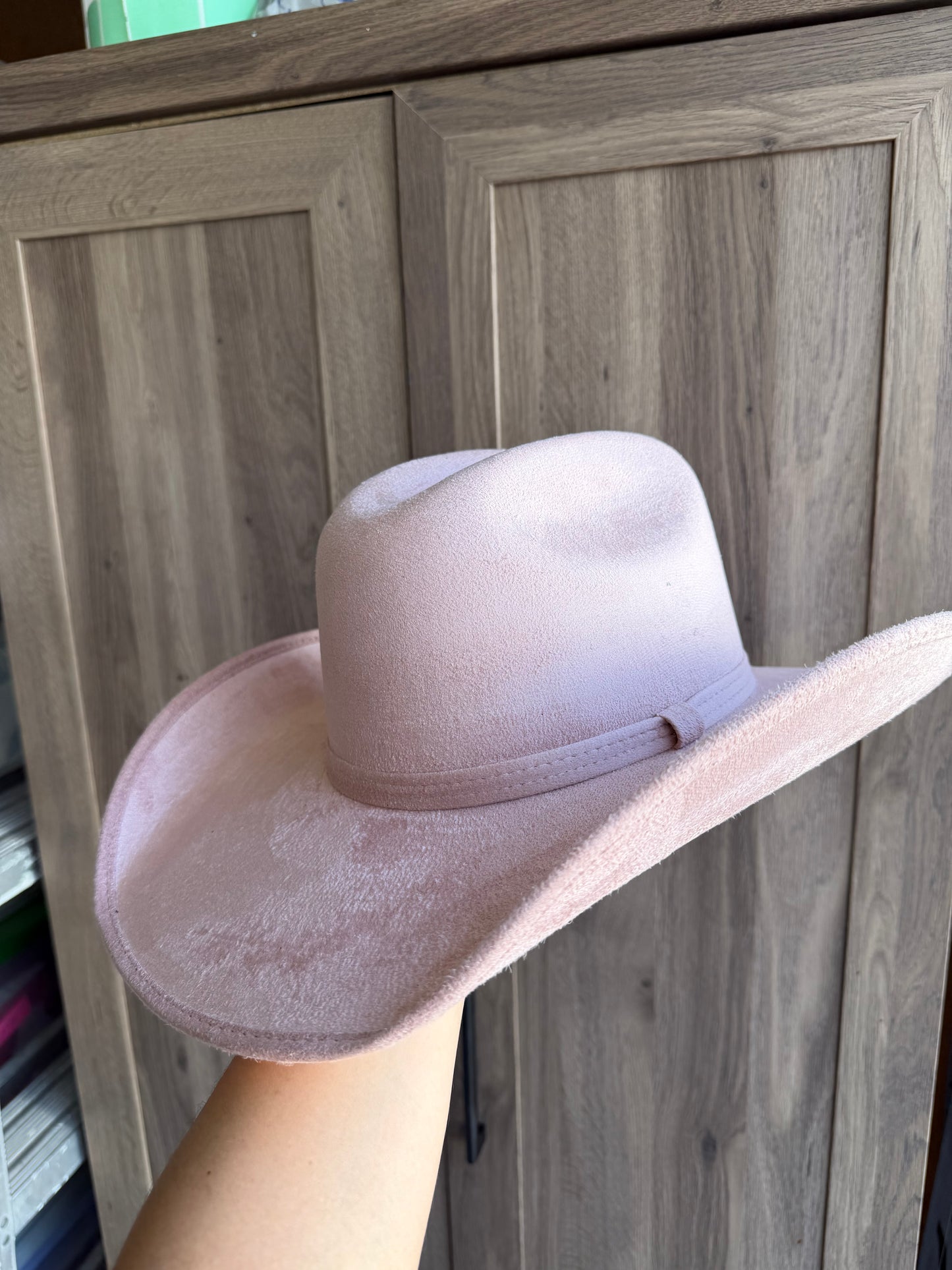 Princess Pink Sombrero Gamuza