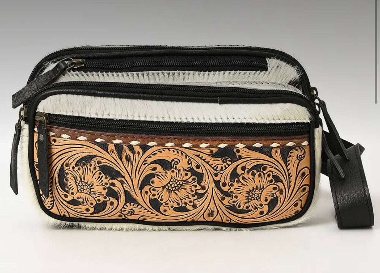 Large Black Fanny Pack
