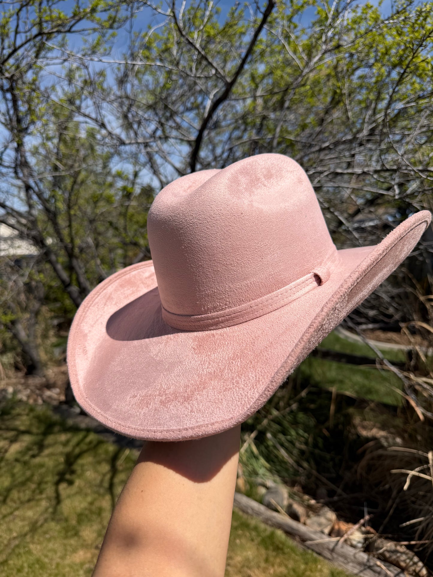 Princess Pink Sombrero Gamuza