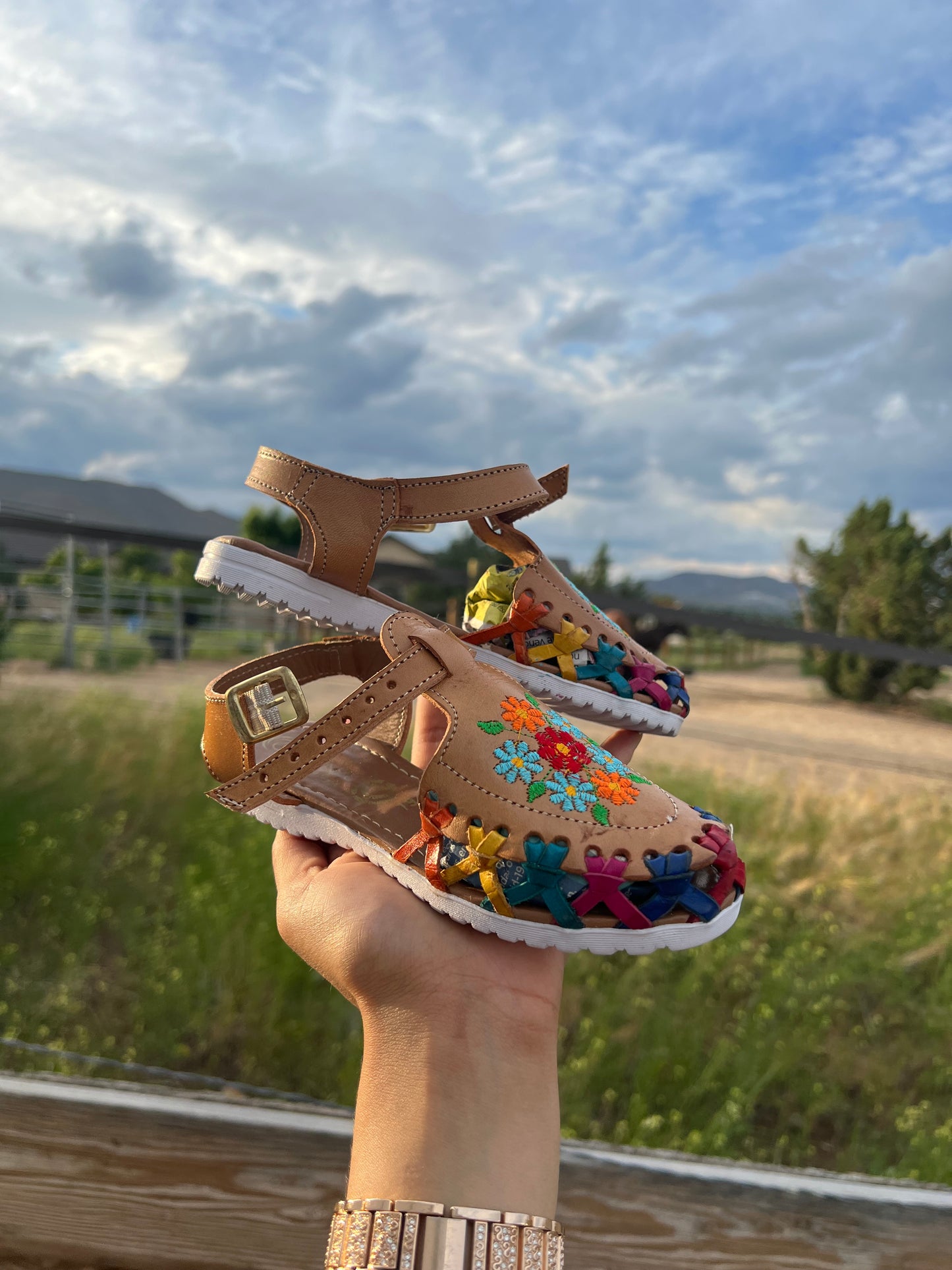 Florecita Huarache Kid