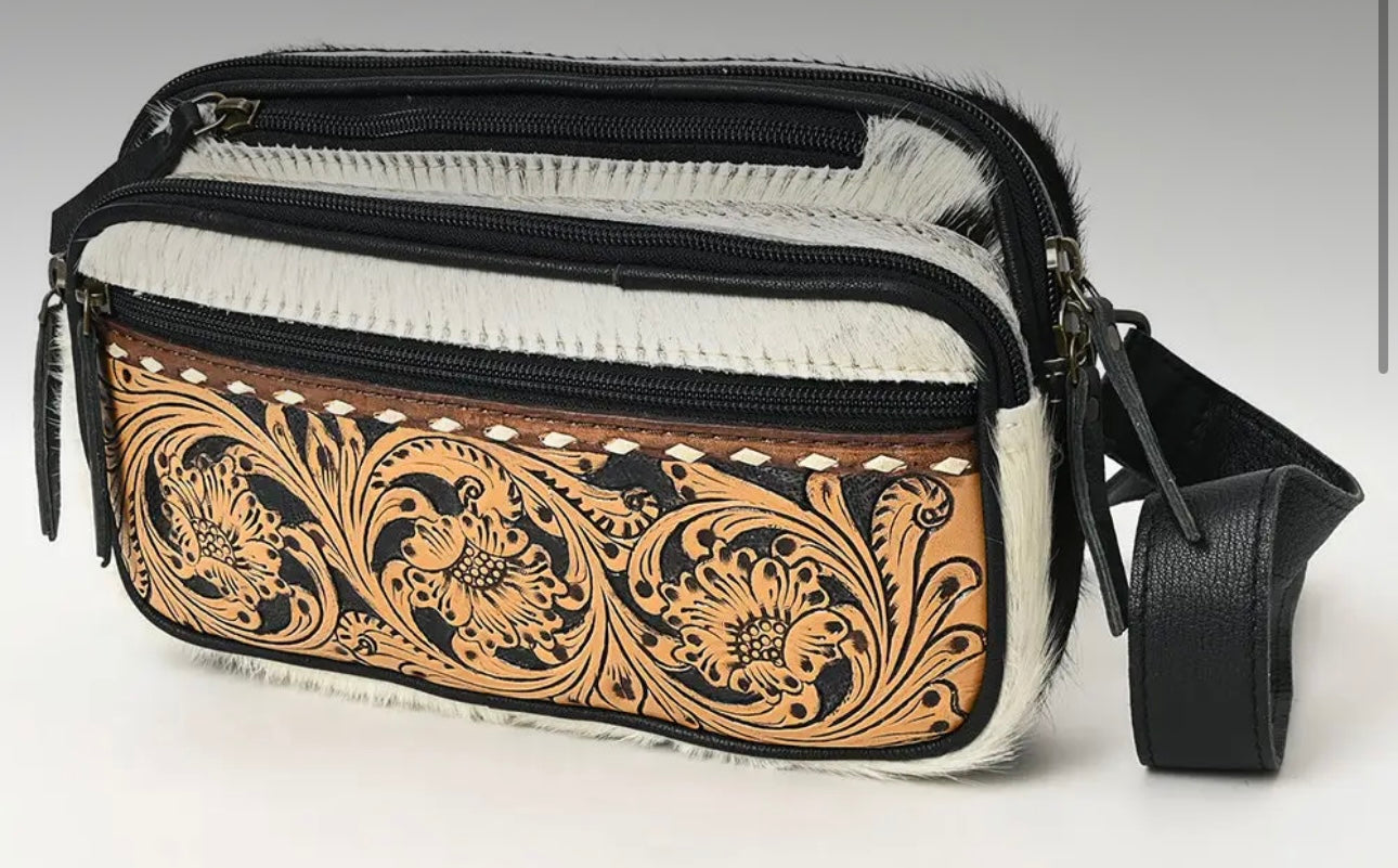Large Black Fanny Pack