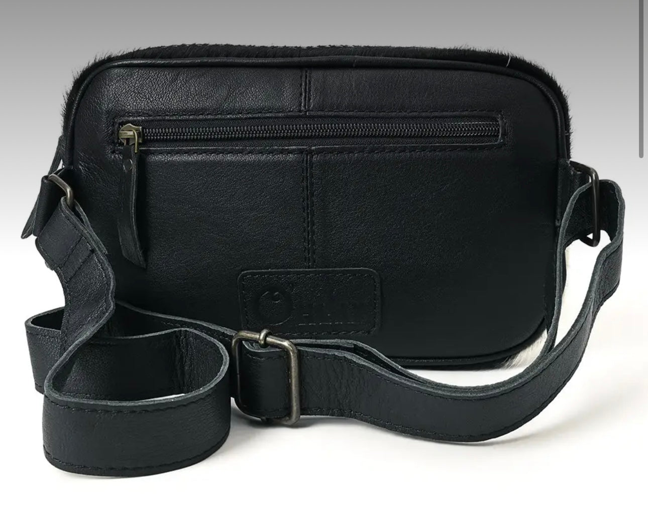 Large Black Fanny Pack
