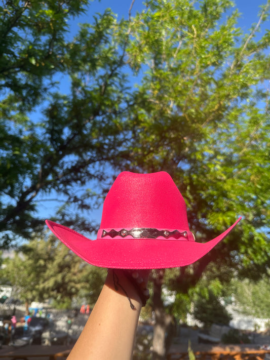 Hot Pink Kids Cowgirl Hat