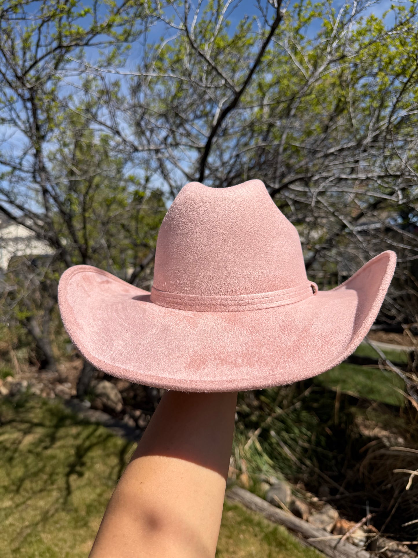 Princess Pink Sombrero Gamuza