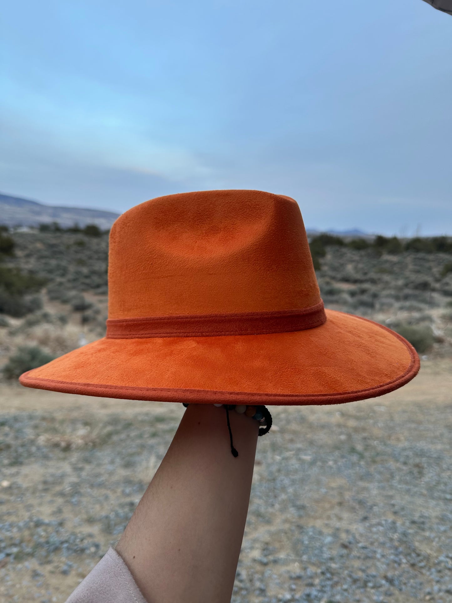 Vivid Orange Indiana Hat