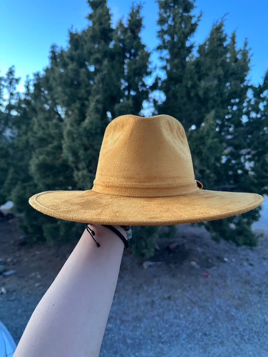 Mustard Raindrop Hat
