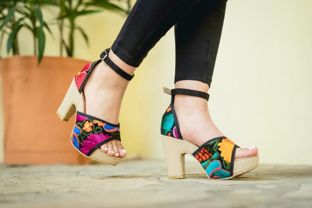 Embroidered Heel