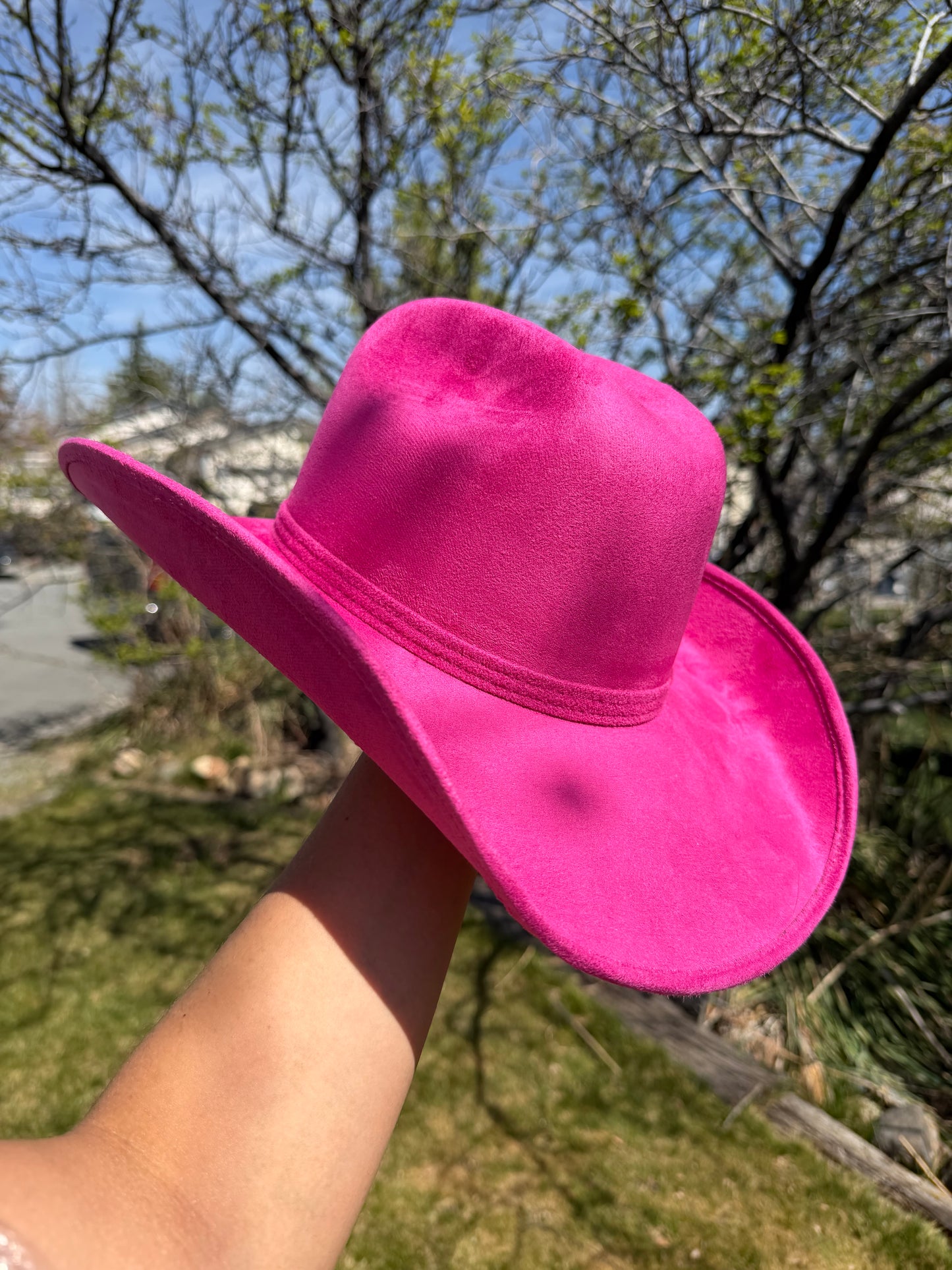 Hot Pink Chihuahua Sombrero Gamuza