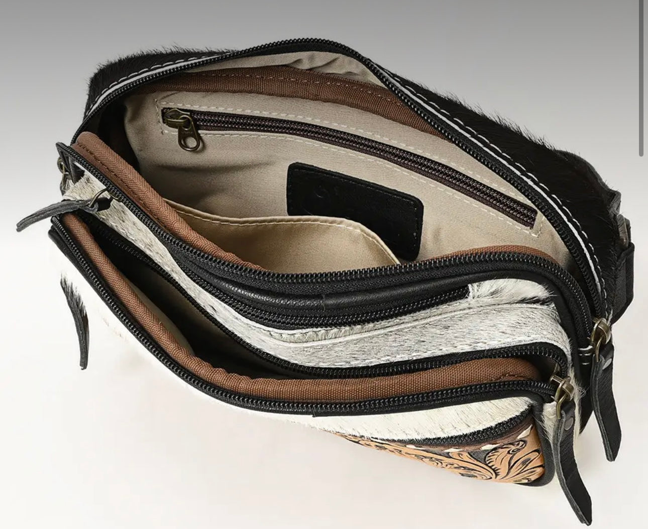 Large Black Fanny Pack