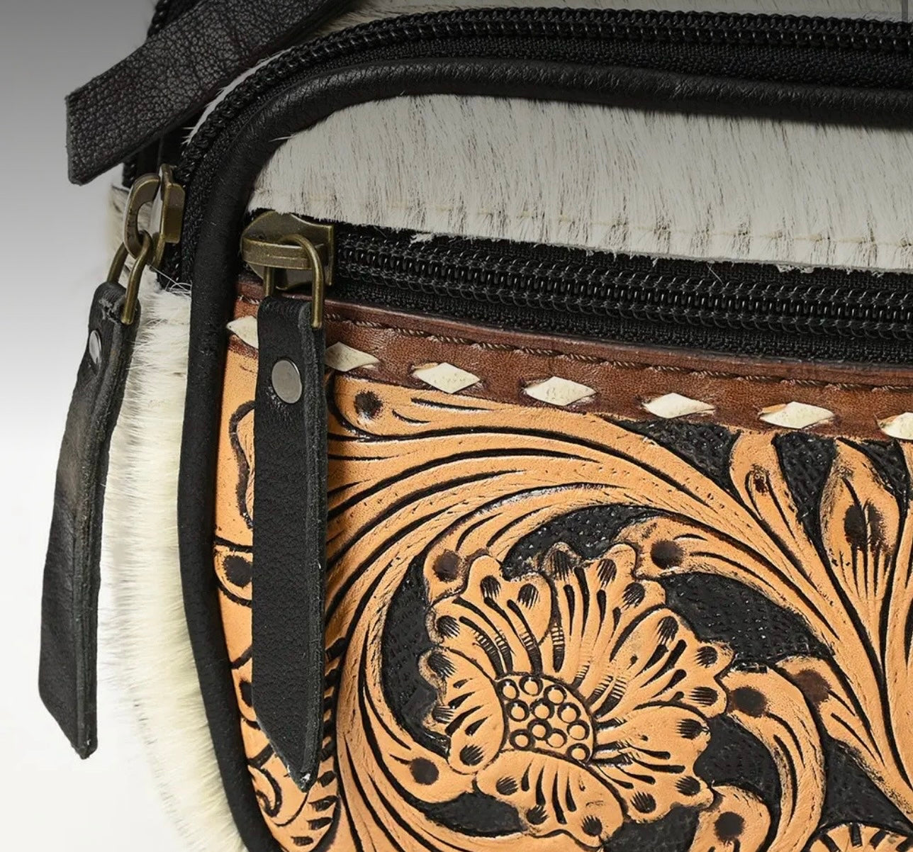 Large Black Fanny Pack
