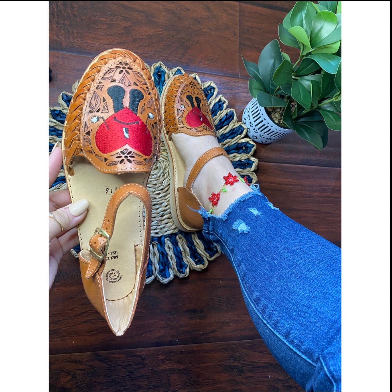 Bad Bunny Huaraches brown