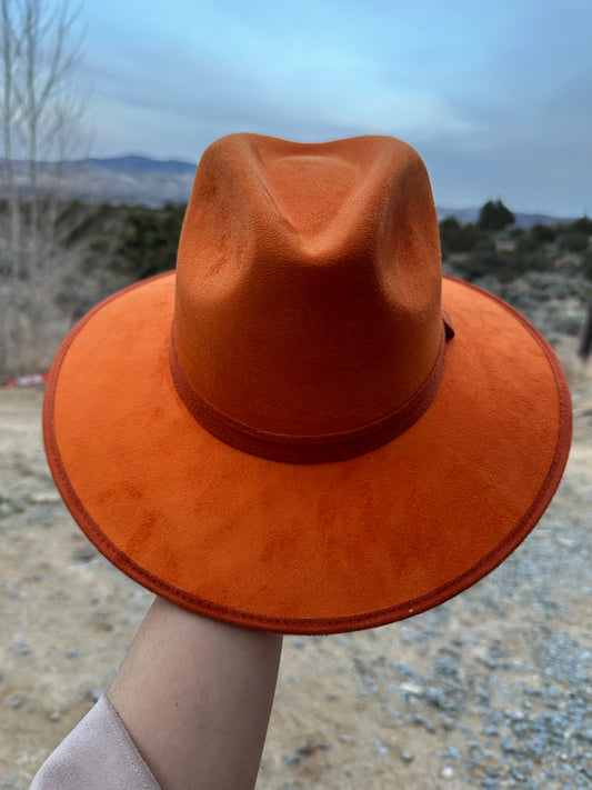 Vivid Orange Indiana Hat